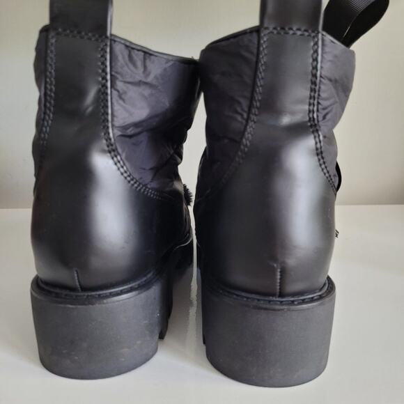 Kelsi Dagger Brooklyn Faux Fur Gamble Lug Sole Winter Boot in Black, Size 10 - Picture 3 of 13